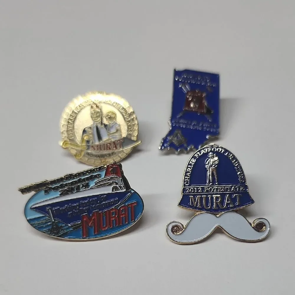 Murat collectible pins lot of 4